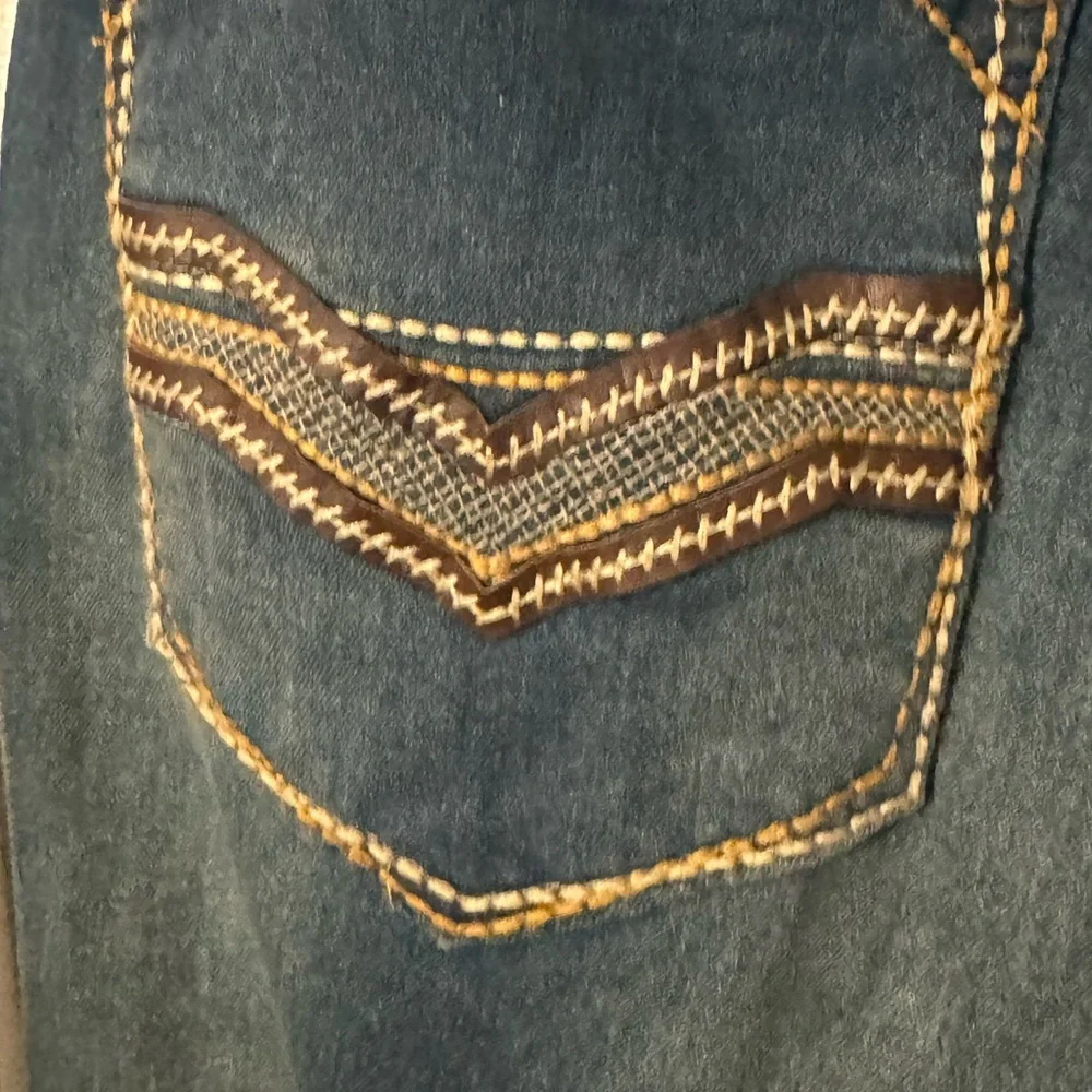NWT Men Y2K era premium vintage-inspired jeans: Rags & Rivets collection. - Picture 11 of 14